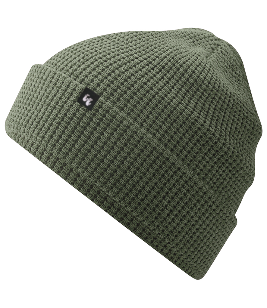 Waffle Knit Beanie Hat 100% Organic Cotton Crimp'd Clothing
