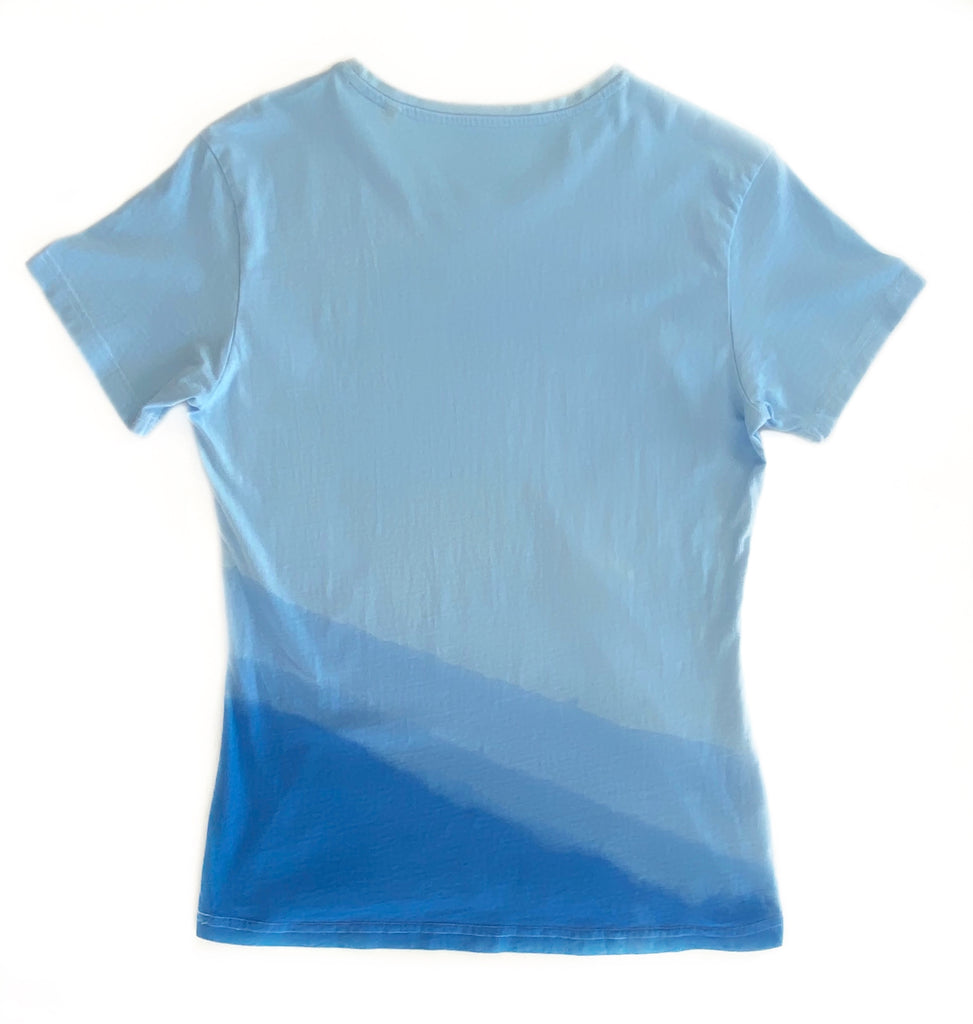 100% Organic Cotton Women’s Hand dyed T-Shirt Large Size back