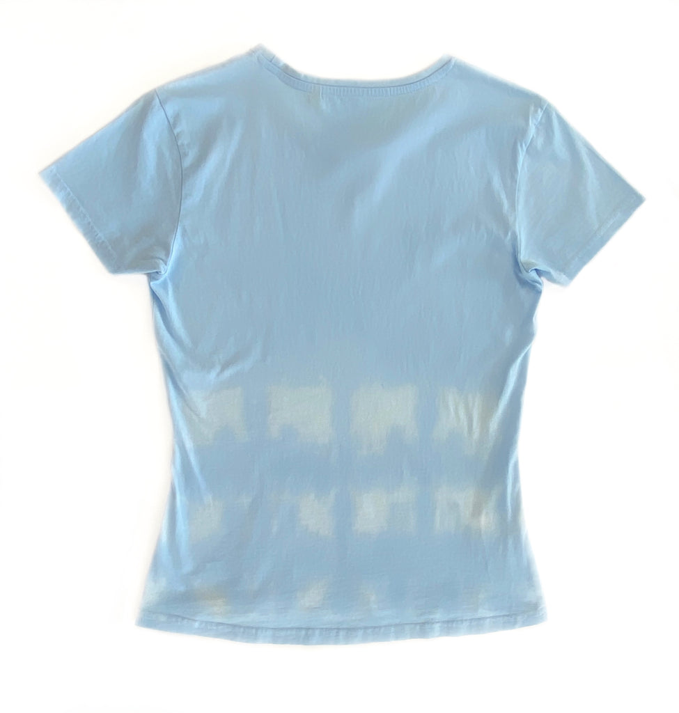 100% Organic Cotton Women’s Hand dyed T-Shirt Medium Size back
