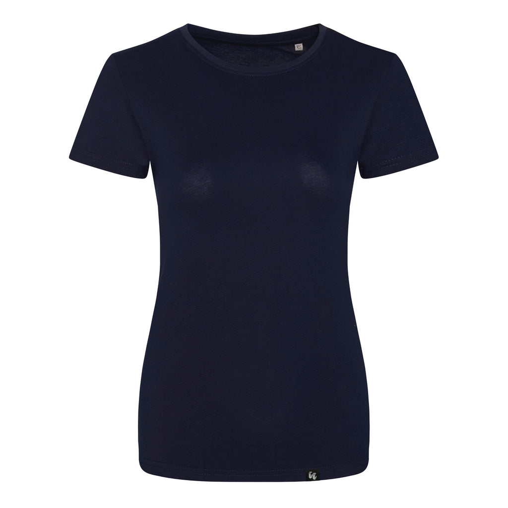 Women's 100% organic cotton Navy Blue t-shirt 