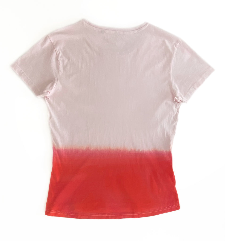 100% Organic Cotton Women’s Hand dip dyed T-Shirt Medium Size back