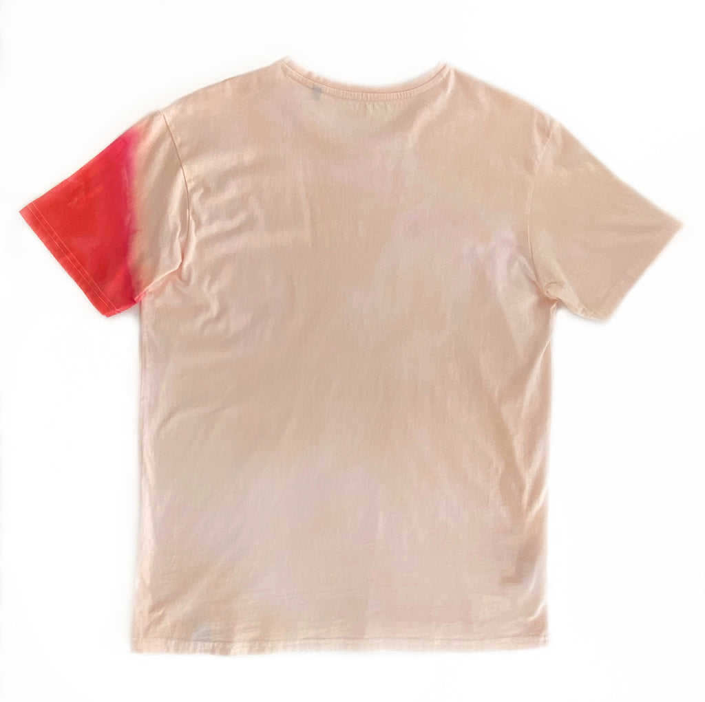 100% Organic Cotton Men’s Hand dip dyed T-Shirt Large Size back