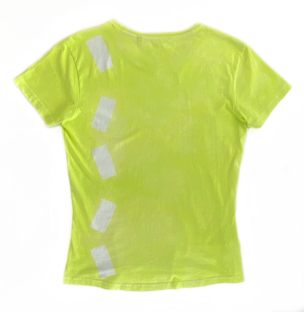 100% Organic Cotton Women’s Shibori Hand dyed T-Shirt Medium Size back