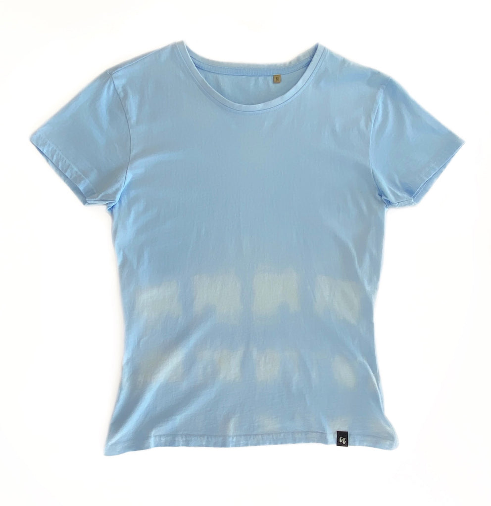 100% Organic Cotton Women’s Hand dyed T-Shirt Medium Size front