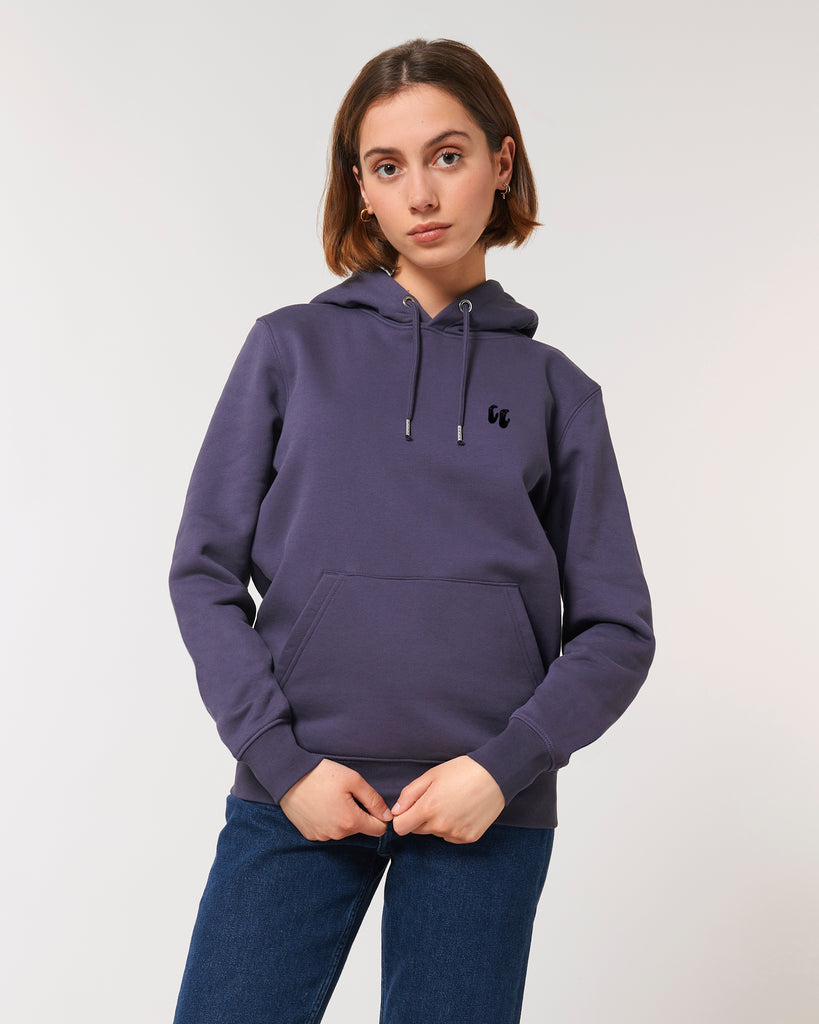 Organic Cotton Pullover Hoodie With Front Pocket